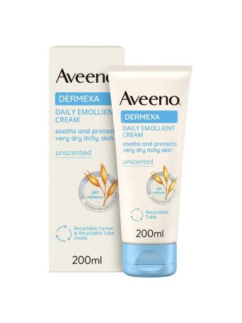 AVEENO® Dermexa Daily Emollient Cream Ενυδατική Κρέμα Σώματος 200ml