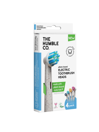 HUMBLE ELECTRIC TOOTHBRASH BAMBOO HEADS SOFT  (ORAL-B) 4-PACK
