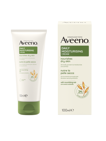 Aveeno® Daily Moisturising Face & Body Cream Ενυδατική Κρέμα Προσώπου & Σώματος 100ml