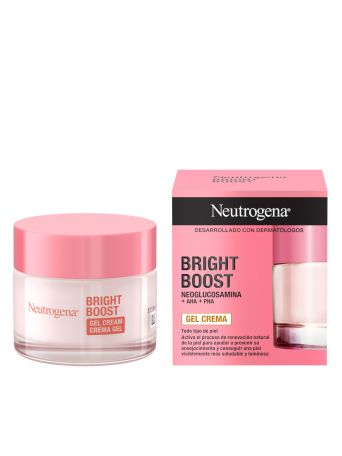 Neutrogena® Bright Boost Κρέμα Gel Προσώπου Αντιγήρανσης και Λάμψης για όλους τους τύπους & τόνους επιδερμίδας, 50ml