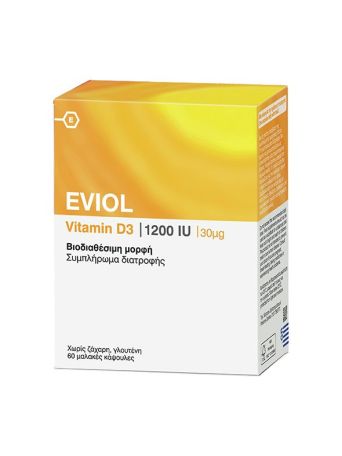 Eviol Vitamin D3 1200iu 30mcg 60caps