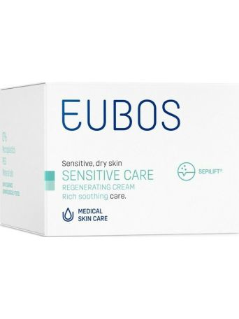Eubos Sensitive Ενυδατική & Αναπλαστική Κρέμα Προσώπου Νυκτός για Ευαίσθητες Επιδερμίδες 50ml