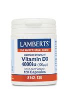 Lamberts Vitamin D3 4000iu 120 κάψουλες