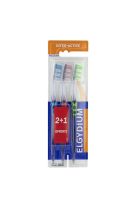 Elgydium Promo (2+1) Inter-Active Toothbrush Medium, 3τμχ