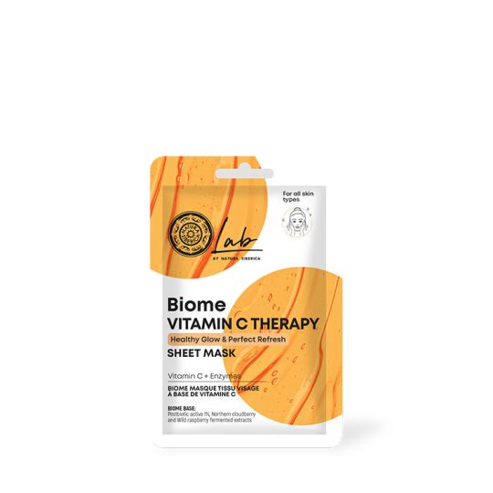 NATURA SIBERICA LAB BY NS. BIOME. VITAMIN C THERAPY SHEET MASK 1 PC